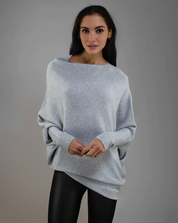 Cashmere Asymmetric Draped Jumper (Buy 2 Free Shipping)