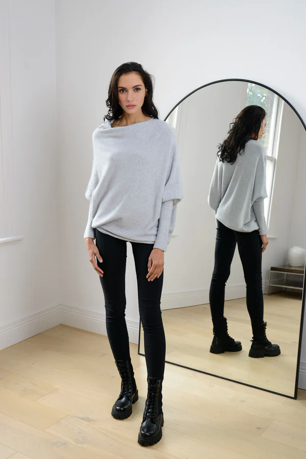 Cashmere Asymmetric Draped Jumper (Buy 2 Free Shipping)
