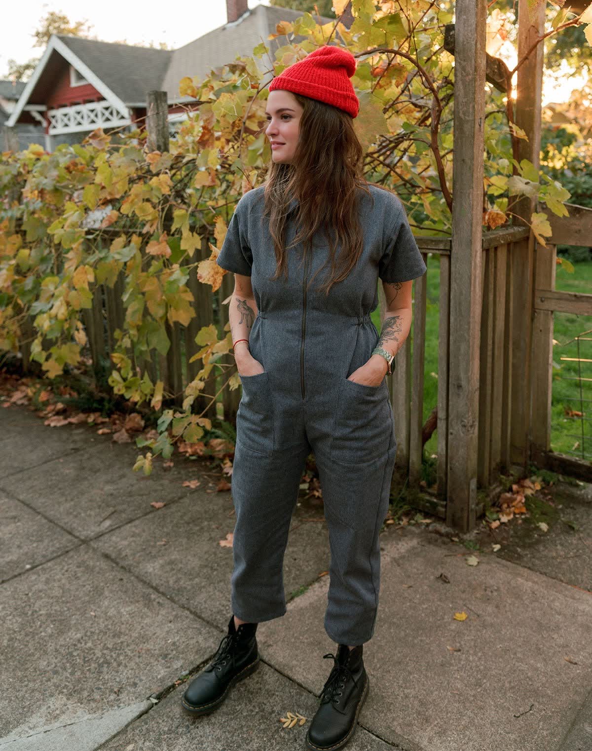 Adult Utility Zip Jumpsuit (Buy 2 Free Shipping)