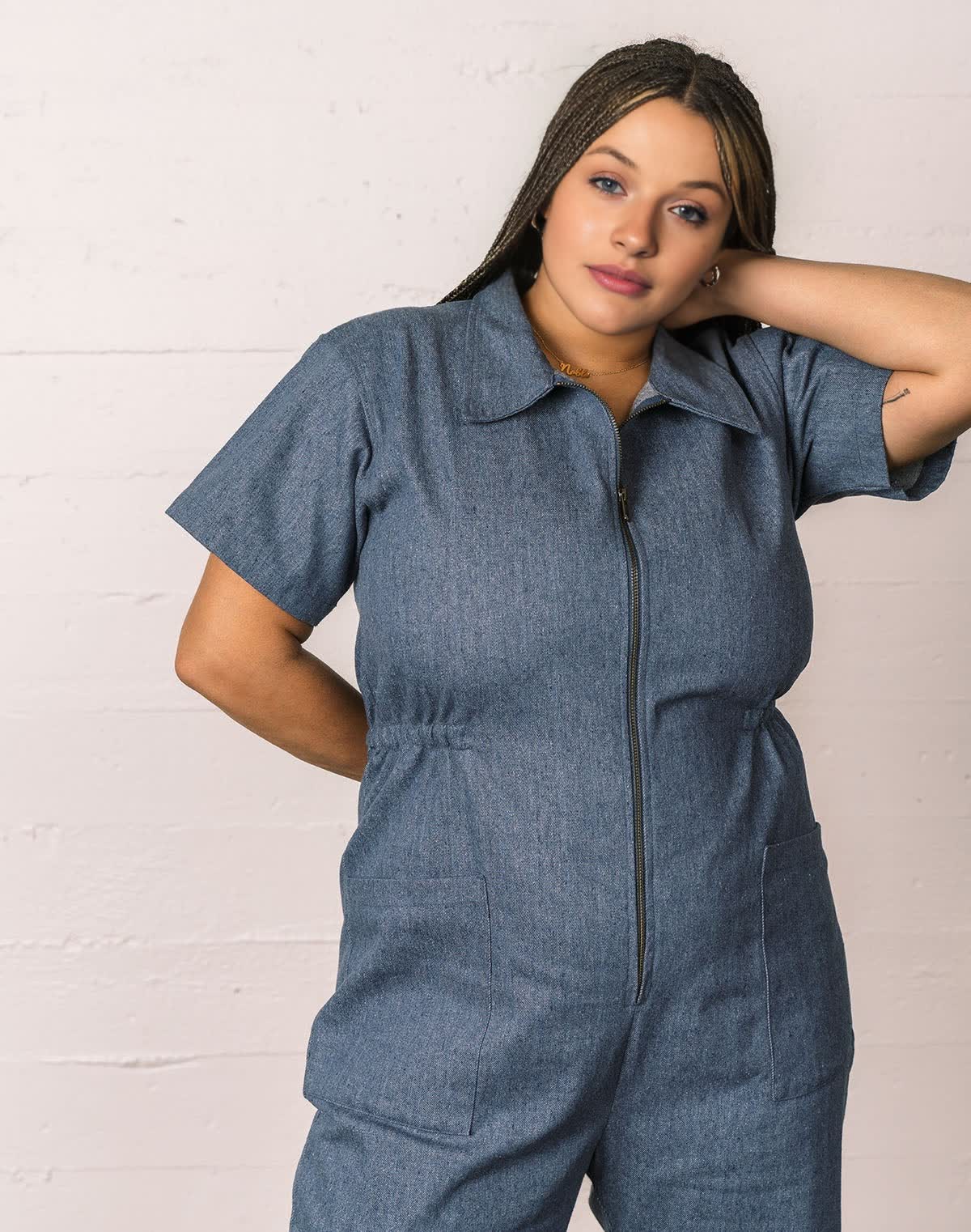 Adult Utility Zip Jumpsuit (Buy 2 Free Shipping)
