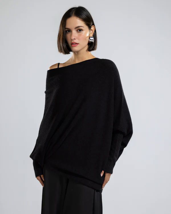 Cashmere Asymmetric Draped Jumper (Buy 2 Free Shipping)