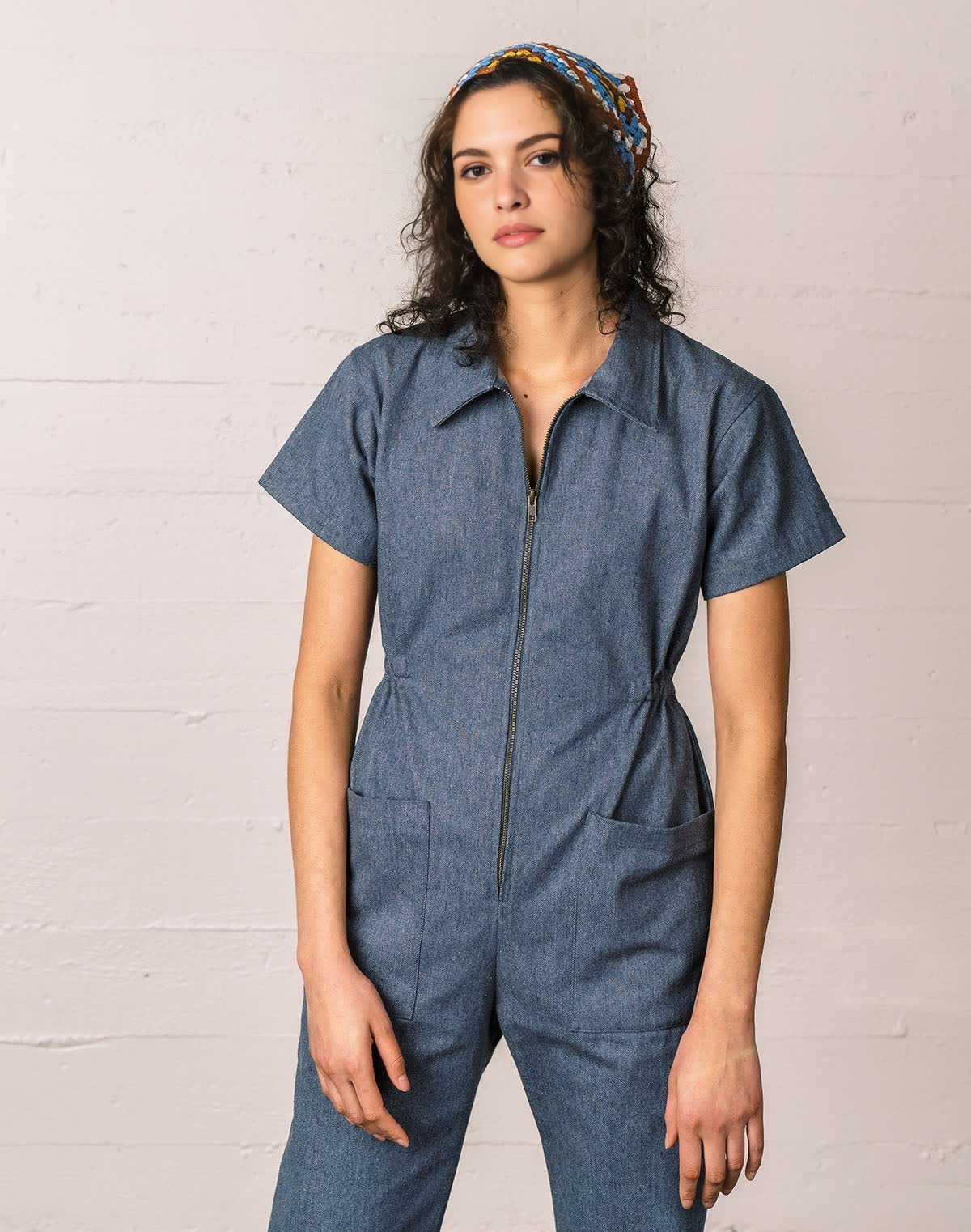 Adult Utility Zip Jumpsuit (Buy 2 Free Shipping)