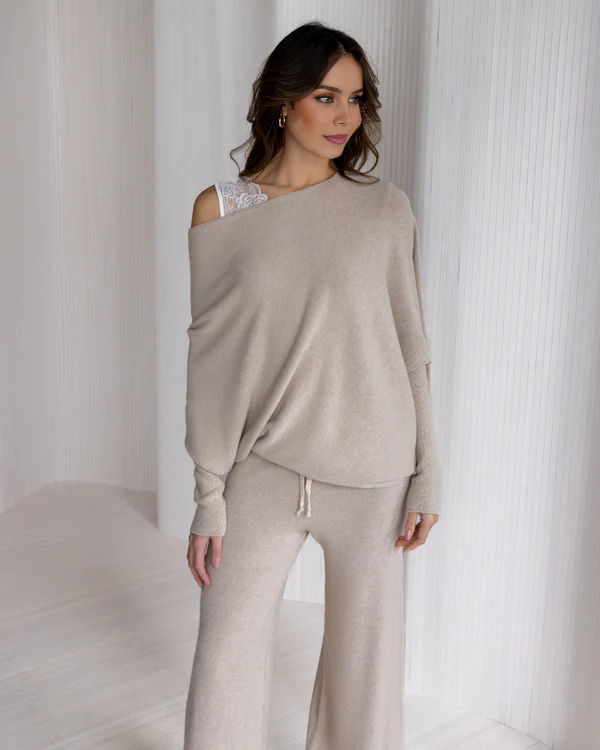 Cashmere Asymmetric Draped Jumper (Buy 2 Free Shipping)