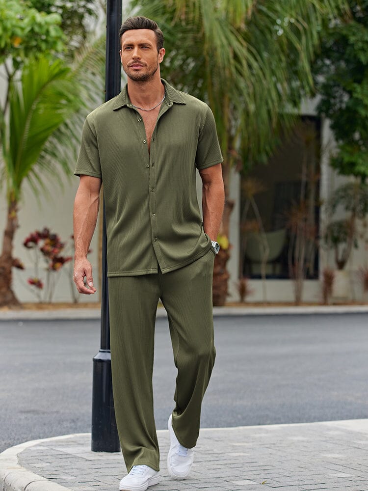 Casual Loose Fit Shirt Sets 50%OFF