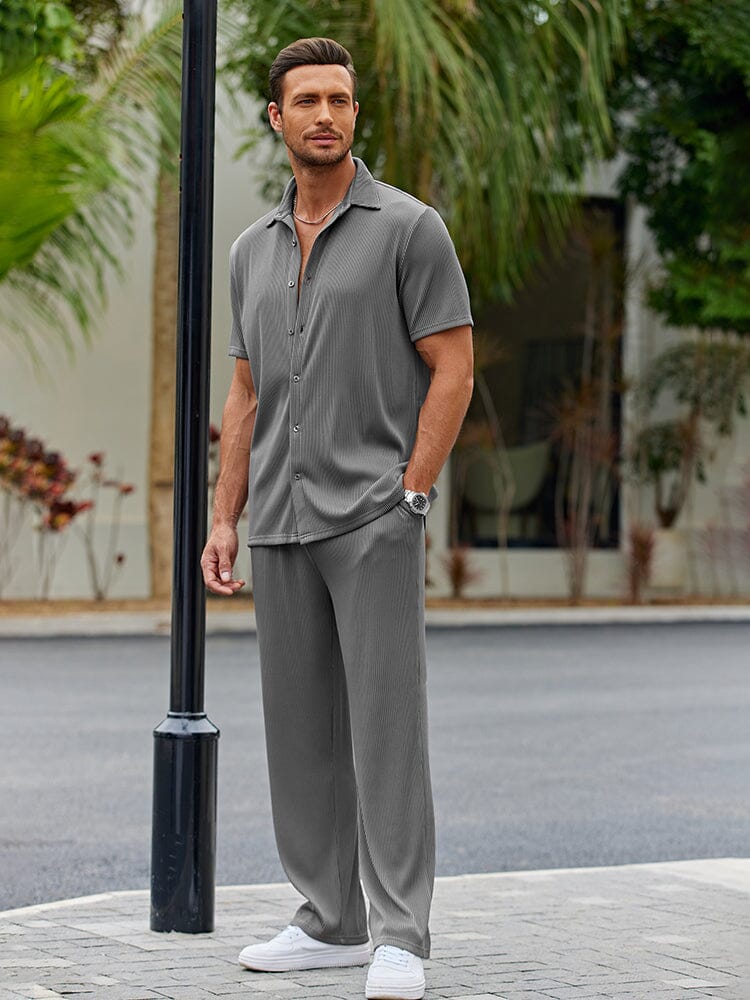 Casual Loose Fit Shirt Sets 50%OFF
