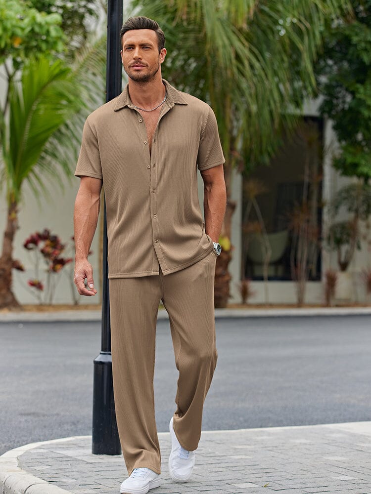 Casual Loose Fit Shirt Sets 50%OFF
