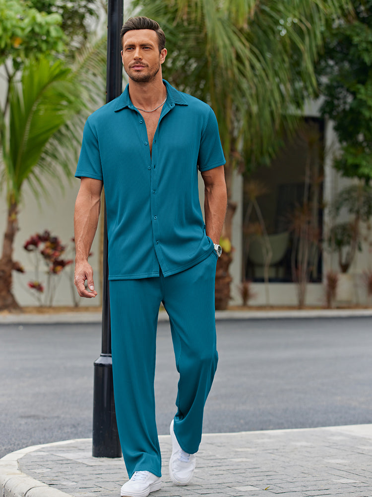 Casual Loose Fit Shirt Sets 50%OFF