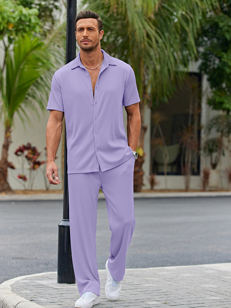 Casual Loose Fit Shirt Sets 50%OFF