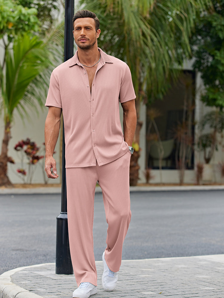 Casual Loose Fit Shirt Sets 50%OFF