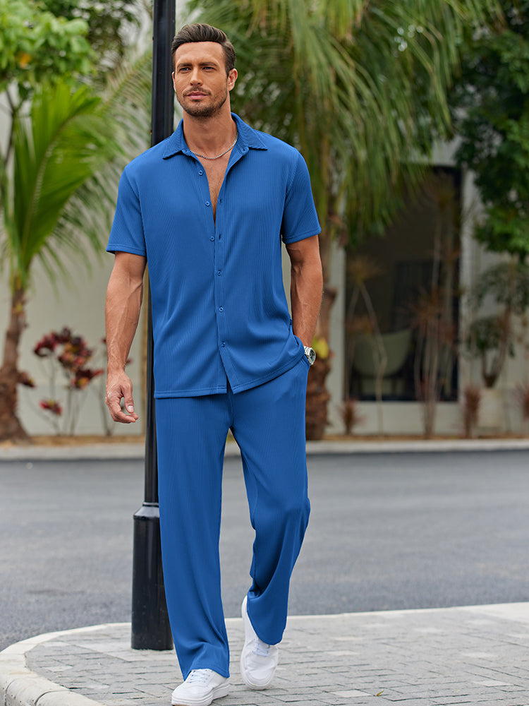 Casual Loose Fit Shirt Sets 50%OFF