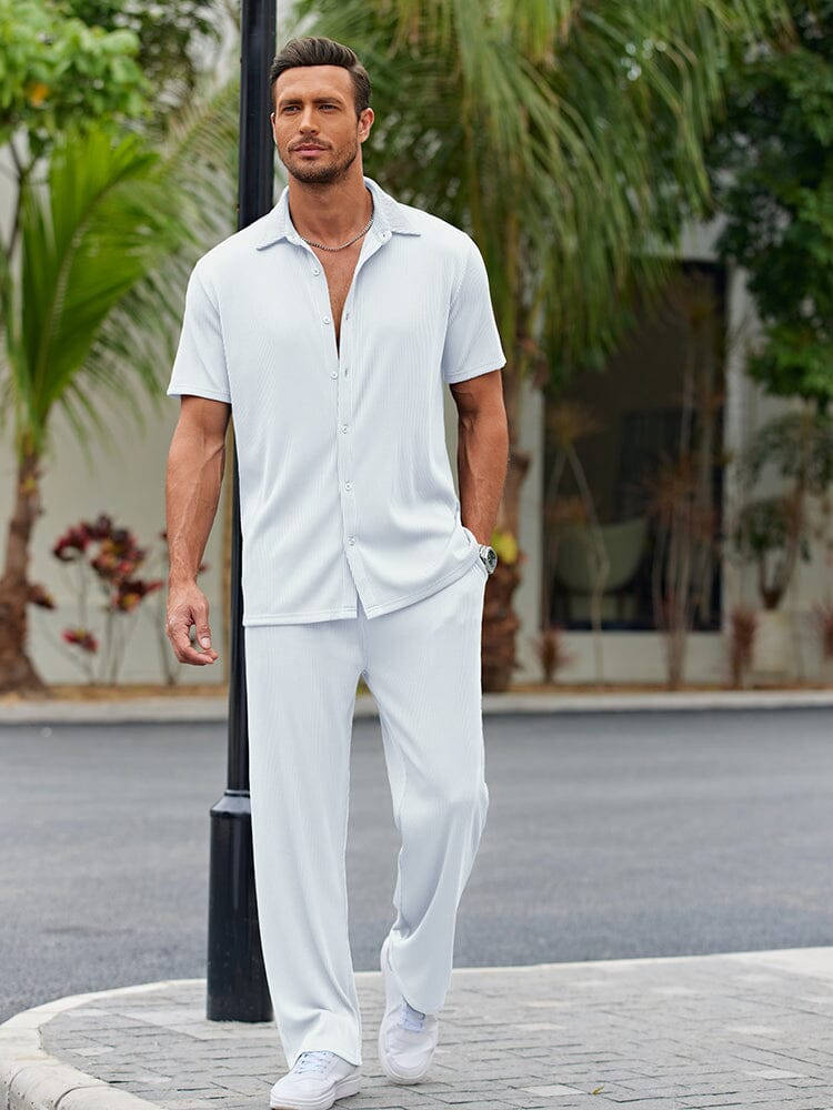 Casual Loose Fit Shirt Sets 50%OFF